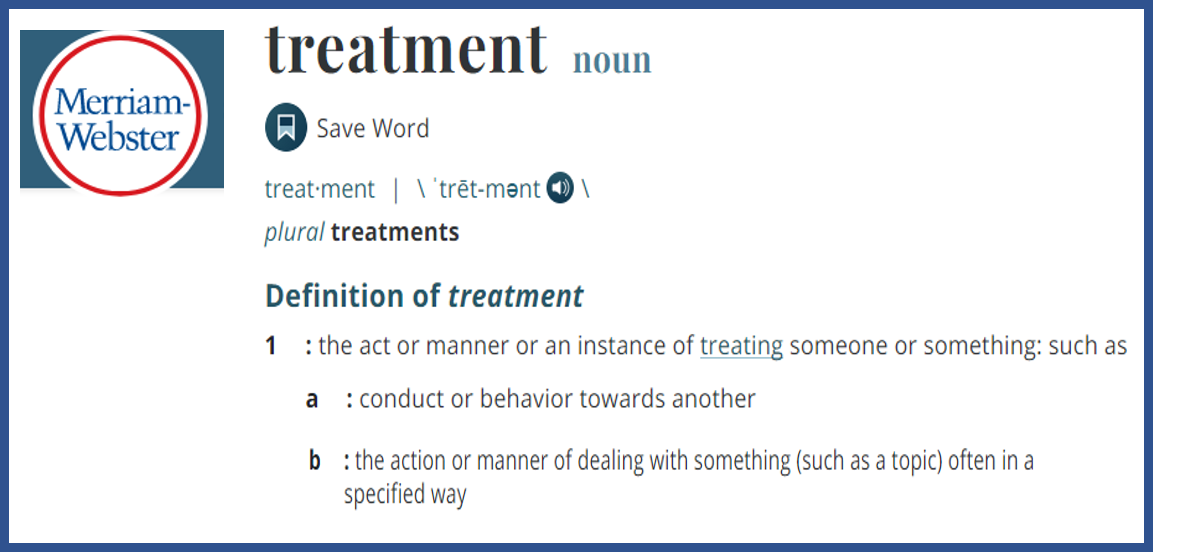 Treatment definition